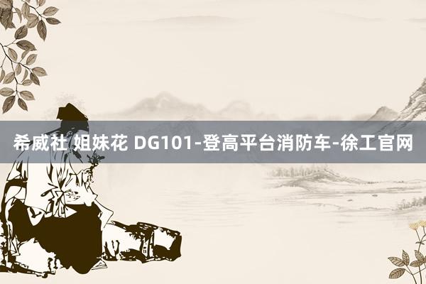 希威社 姐妹花 DG101-登高平台消防车-徐工官网