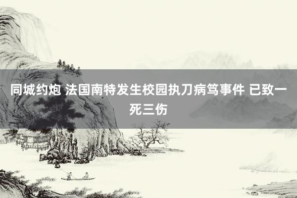 同城约炮 法国南特发生校园执刀病笃事件 已致一死三伤